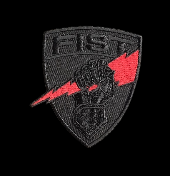 Blackout fist patch