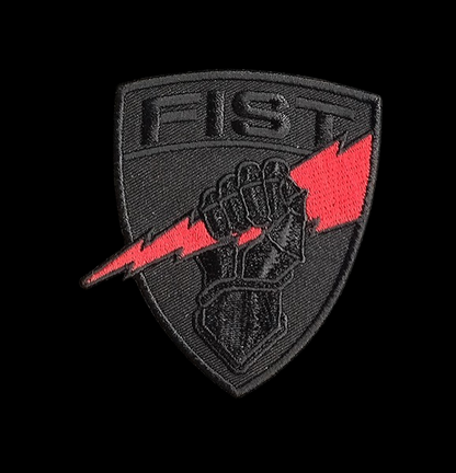 Blackout fist patch