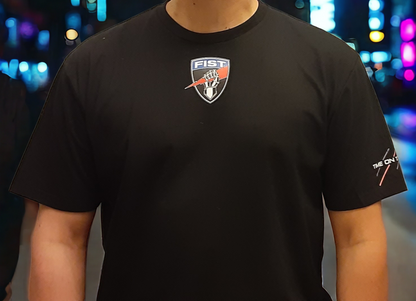 FIST SHIELD BLACK TEE